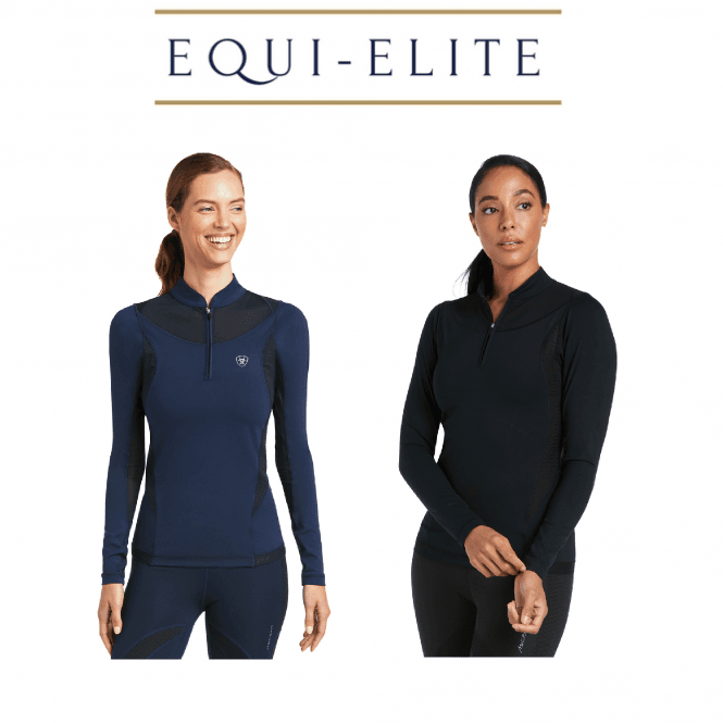 Ariat Ascent Ladies 1/4 Zip Base Layer