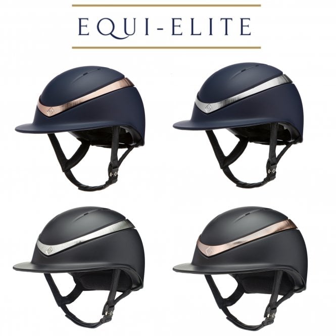 Charles Owen Halo Luxe Matt Riding Hat - Wide Peak