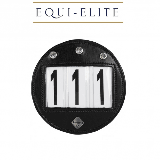 LeMieux Round Diamante Bridle Number Holder