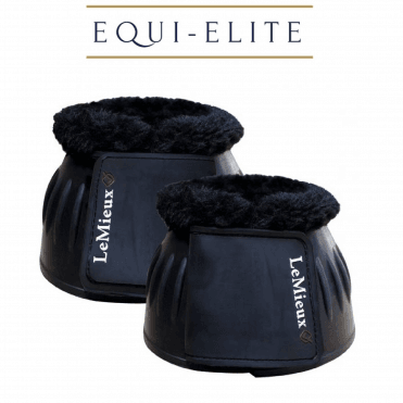 Rubber Bell Boots - Over Reach Boots with Fleece Collar