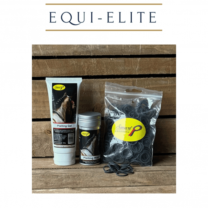 Smart Grooming Plaiting Wax, Gel & Super Thick Plaiting Bands